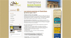 Desktop Screenshot of maison-passive-bioclimatique.fr